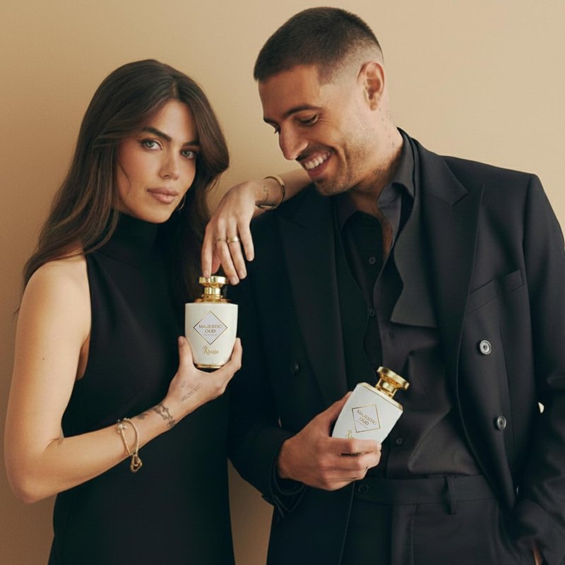 Ahuja Majestic Oud Eau De Parfum 3.4 fl oz | Unisex Luxury Fragrance with Oud, Vanilla & Rose Notes