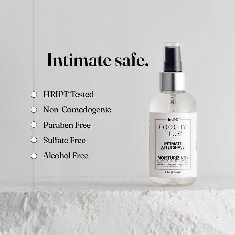 IntiMD COOCHY Intimate After Shave Moisturizer - Soothing Mist for Razor Burns & Ingrown Hairs | 2 Pack
