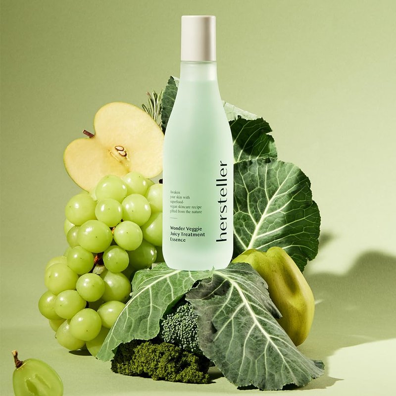 Wonder Veggie Juicy Treatment Essence Toner - Korean Hydrating Toner with Kale Extract for Sensitive Skin | 5.07 fl oz