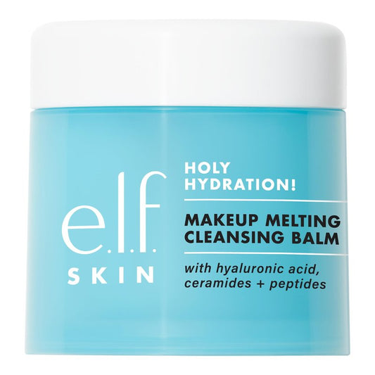 e.l.f., Skin Holy Hydration! Makeup Melting Cleansing Balm, Face Cleanser and Makeup Remover, Infused with Hyaluronic Acid to Hydrate Skin