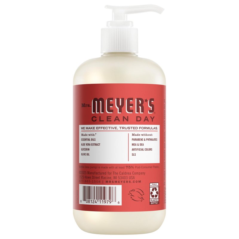Mrs. MEYER'S CLEAN DAY Tomato Vine 3 Pack Variety, Liquid Hand Soap 12.5 OZ, Liquid Dish Soap 16 OZ, Multi-Surface Cleaner 16 OZ, 1 CT