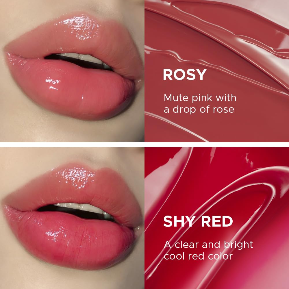 PRIMERA PRMR Lip Retinol Serum Tube #Rosy | Tinted Hydrating Lip Oil & Gloss, Korean Lip Stain made with Collagen, Long-lasting Plumping & Moisturizing Lip Care Serum (0.24 oz / 7g)