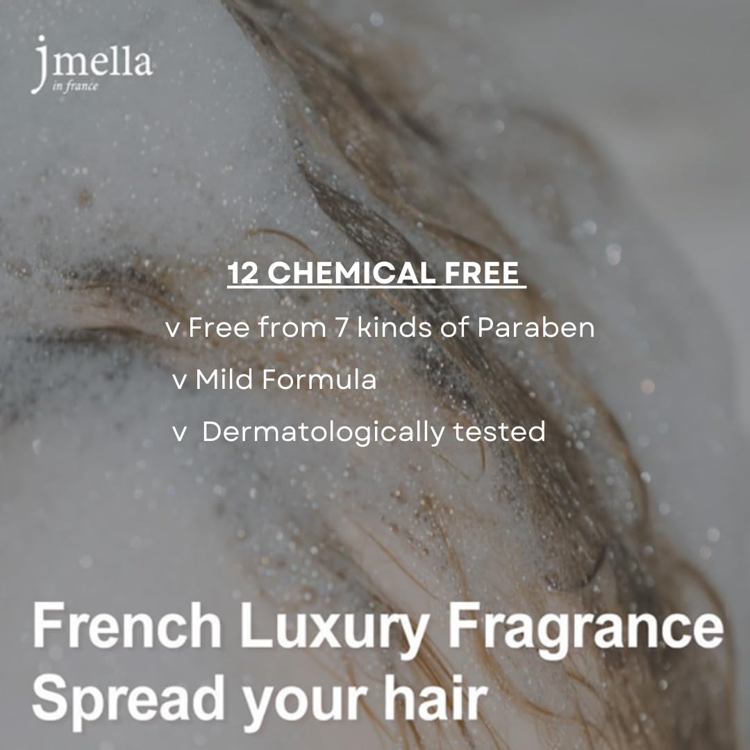 jmella IN Queen5 Shampoo Conditioner bundle with luxury frangrance- Chemical free-Made by French Perfumer