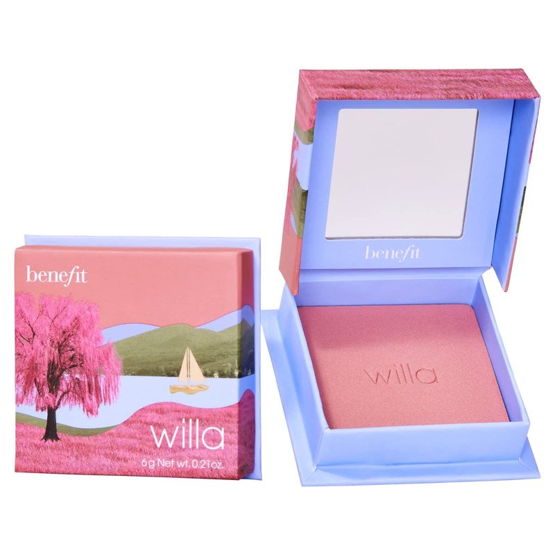 Benefit Cosmetics WANDERful World Silky-Soft Powder Blush - Willa Shade for Flawless Cheeks