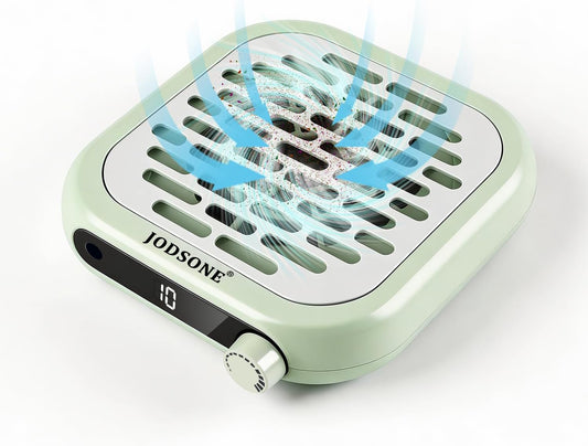 Mini Nail Dust Collector - 6000RPM Powerful Suction for Nail Salon | Portable & Compact Design, Green