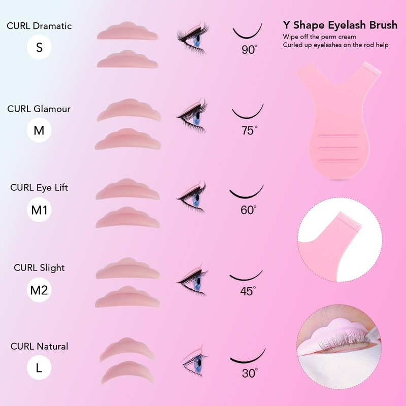 Libeauty Lash Lift and Color Kit Brow Lamination Kit with Color Diy Eyelash Perm Kit Curling Voluminous Coloring Eyebrow Easy To Use At Home & Salon