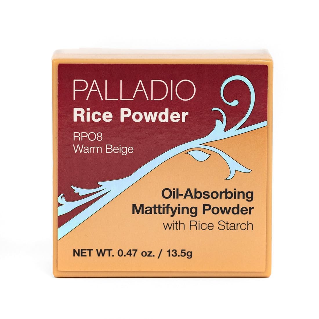 Palladio, Rice Powder Loose Setting Powder Absorbs Oil Leaves Face Looking and Feeling Smooth Helps Makeup Last Longer For a Flawless Fresh Look, Warm Beige, 0.6 Ounce