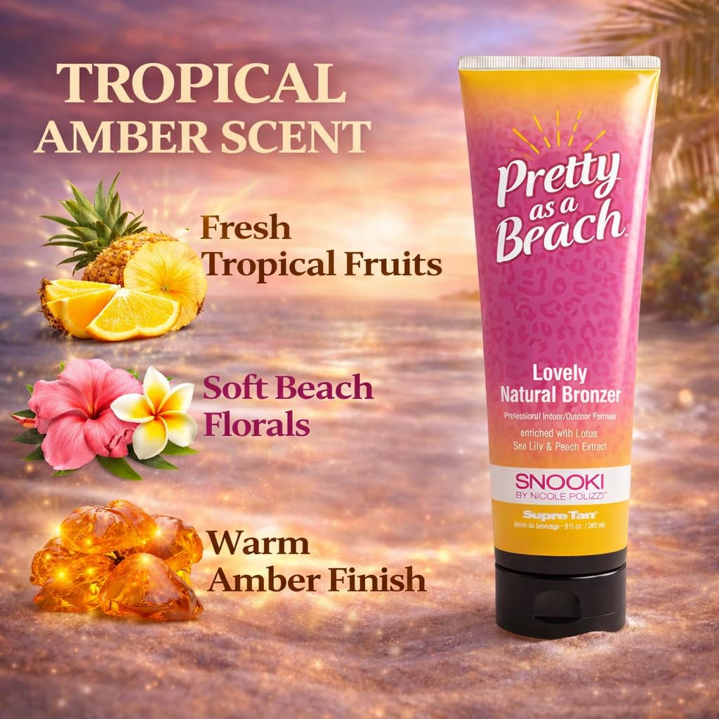 Supre Snooki Pretty As A Beach Natural Bronzer Indoor/Outdoor Formula 9oz