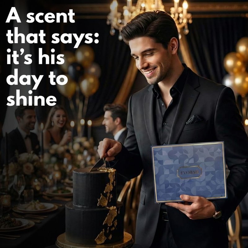 EVORAH Luxury Mens Cologne Set | Masculine Perfume Set | Premium Cologne for Men | Ideal Gift for Male | Designer Fragrance Combo (Pack of 2 x 25 ml)