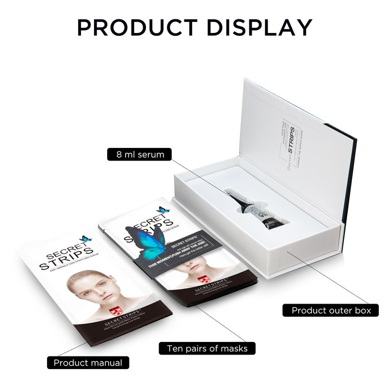SECRET STRIPS Sheet Face Masks Skincare to Remover Smile Lines, Laugh Lines Anti Wrinkle Patches,Face Lift Beauty & Facial Skin Care Products