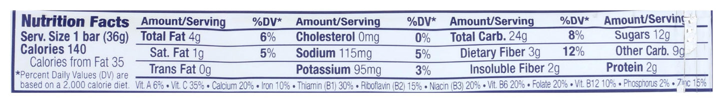CLIF Organic Iced Oatmeal Cookie Bar, 1.27 OZ