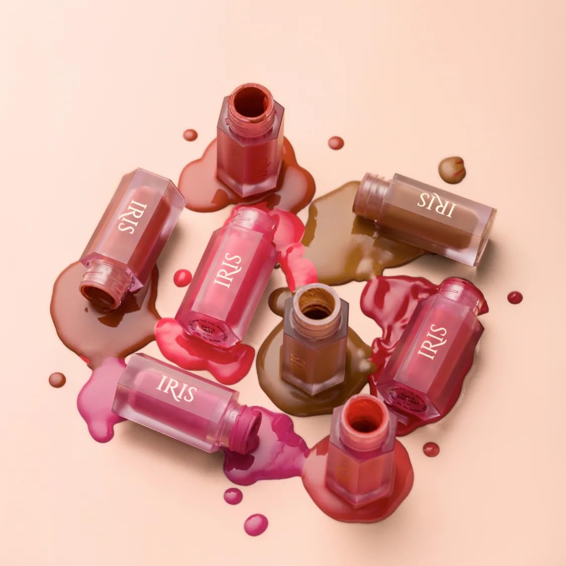 IRIS Oh! She Blushes Liquid Blush, Buildable and Long-Lasting, Serum-Like Formula with Hyaluronic Acid, Niacinamide and Squalane (Nude Pink, NA) (She’s Hot)