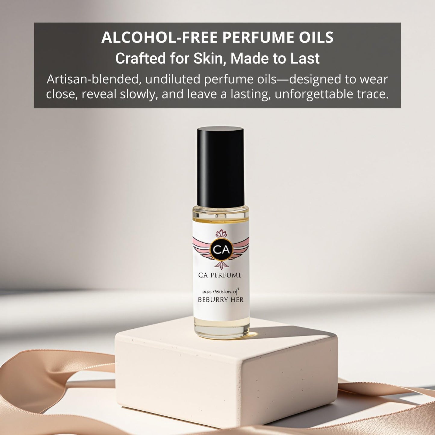 CA Perfume Amber Rouge Saffron For Women and Men Fragrance Body Oil Alcohol-Free Travel Size Roll-On 0.3 Fl Oz (Pack of 2)