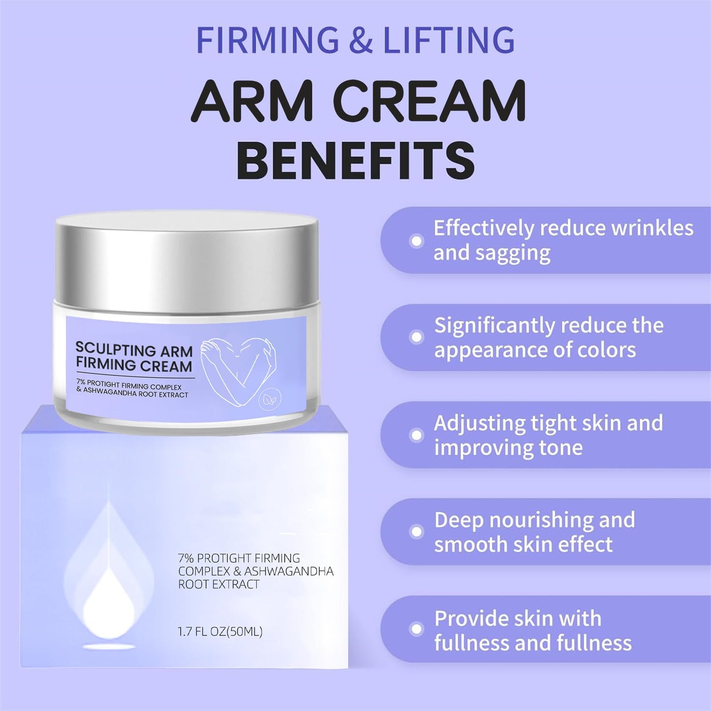 Youleoi Arm Creams & Neck Cream for Tightening and Firming, Improve Loose Skin With Firming Complex & Ashwagandha Root Extract (1)