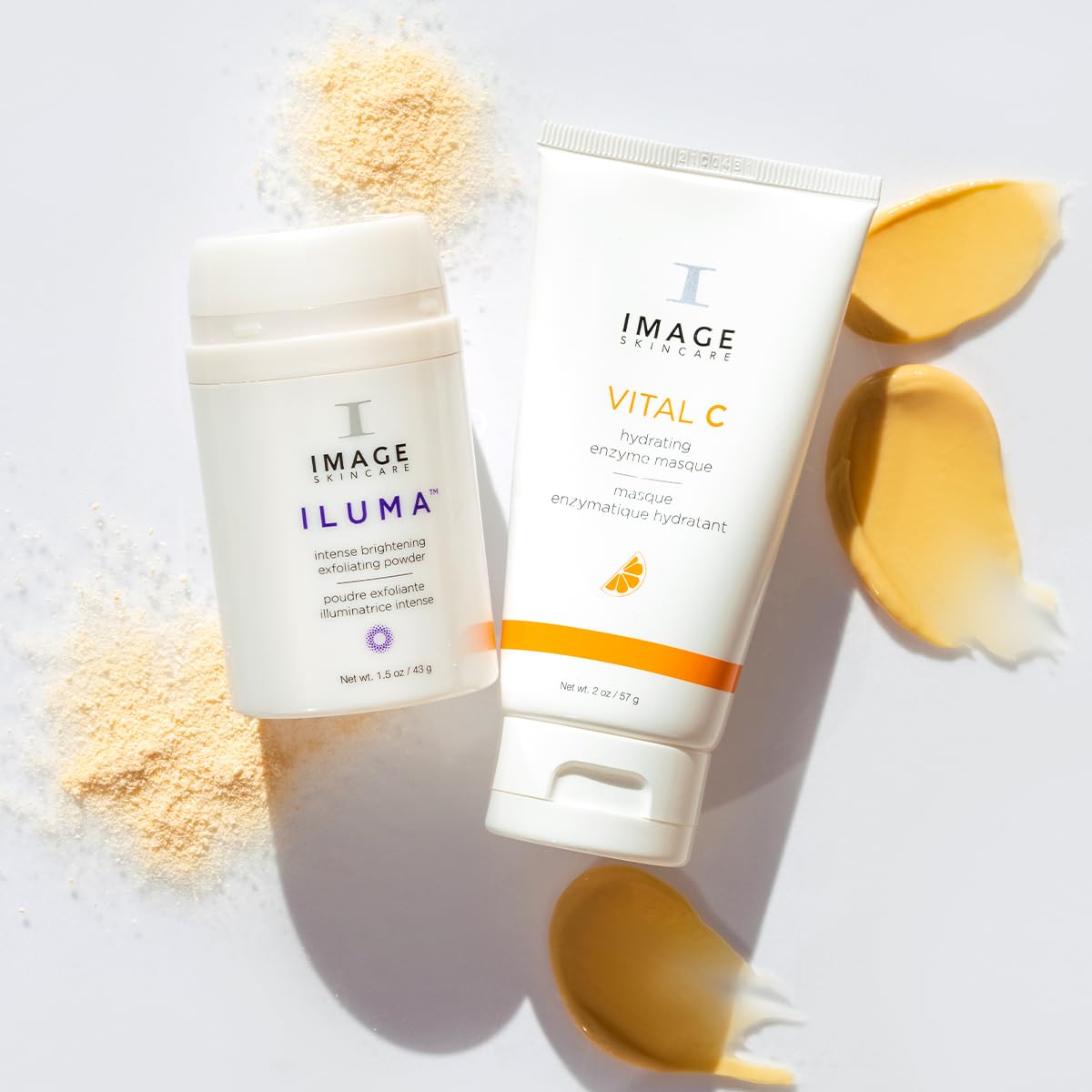 IMAGE Skincare POREfection Power Duo, Iluma Intense Brightening Exfoliating Powder + VITAL C Hydrating Enzyme Masque