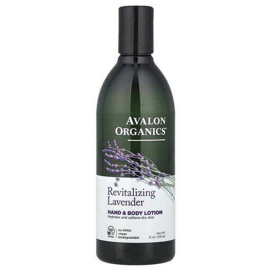 Avalon Organics Lavender Hand and Body Lotion, Travel Size, Pack of 2