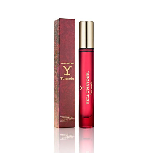 Tru Western Yellowstone Tornado Women’s Purse Spray Eau de Parfum, Wind Bloom Jasmine, Amberwood, Burnt Sugar Crystals & Vanilla Cedar, 0.33 fl oz (10 ml)