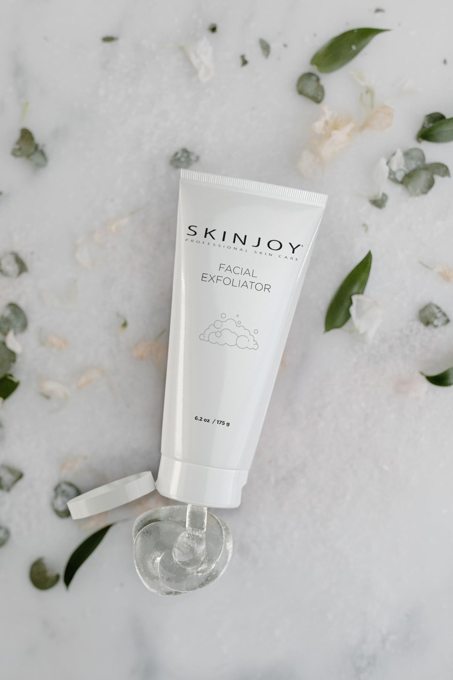 Skinjoy Face Exfoliator, Face Scrub with Jojoba and Beeswax Beads, Facial Skin Care Products, Blackhead Remover, Exfoliate for Face - 6.2 Oz / 175 g