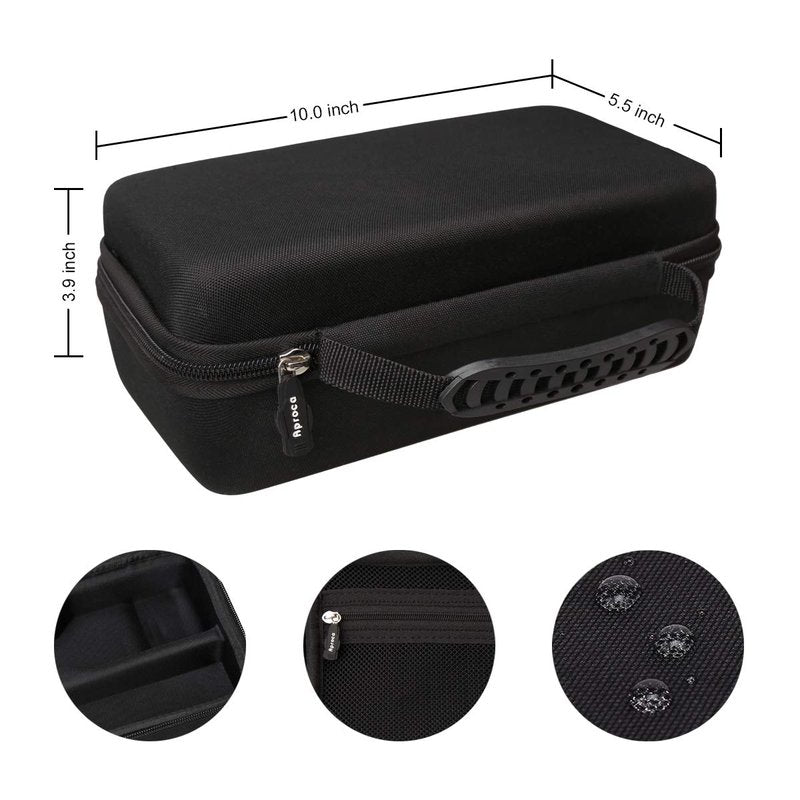Aproca Case Compatible with Wahl Professional 5 Star Series Magic Clip Cordless Hair Clipper #8148#8504#8545#8509#8451, Portable Storage Bag for Accessories (Black)