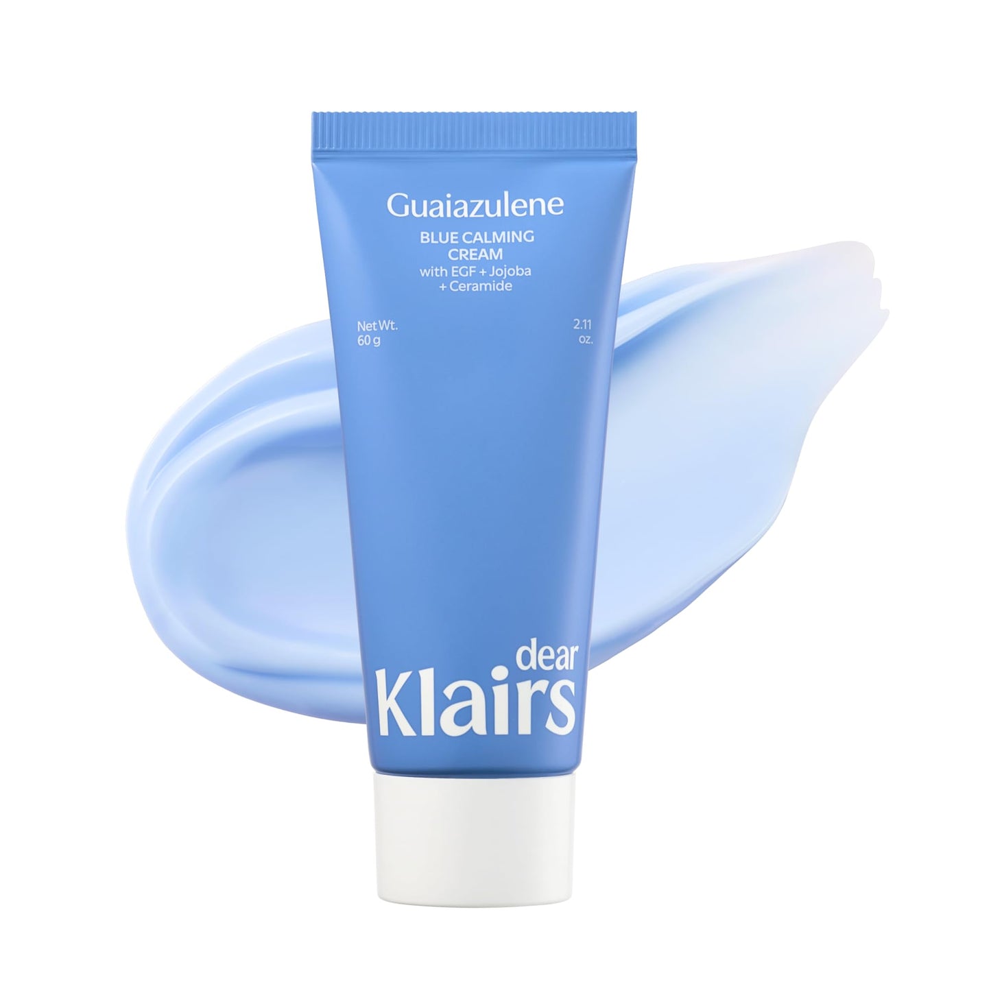 DearKlairs Blue Calming Cream | Face Moisturizer for Redness Relief, 2.11oz