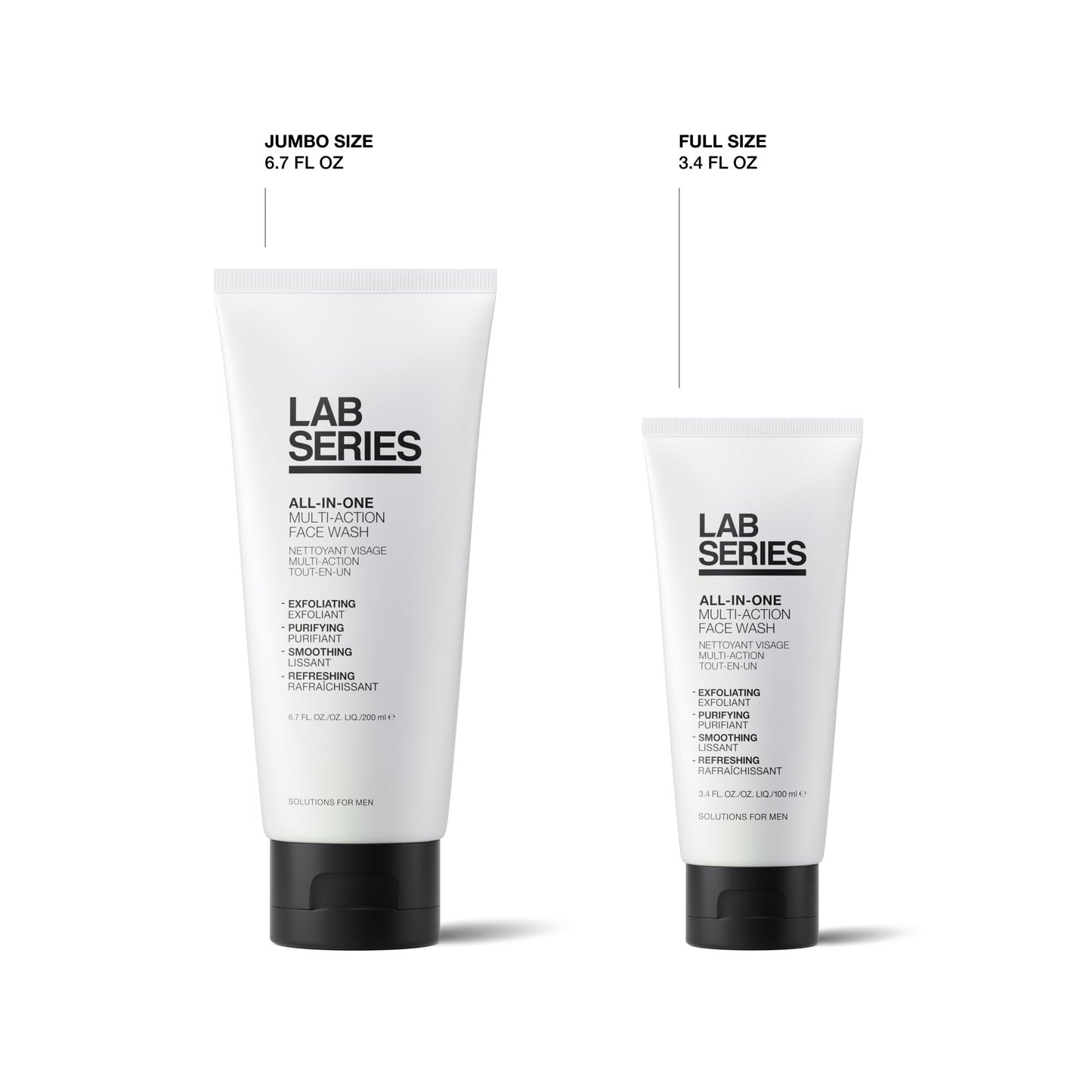 Lab Series Men's All-In-One Multi-Action Face Wash - Face Scrub - Cleanse and Purify Skin - Skin Care for Men, 6.7 Fl Oz