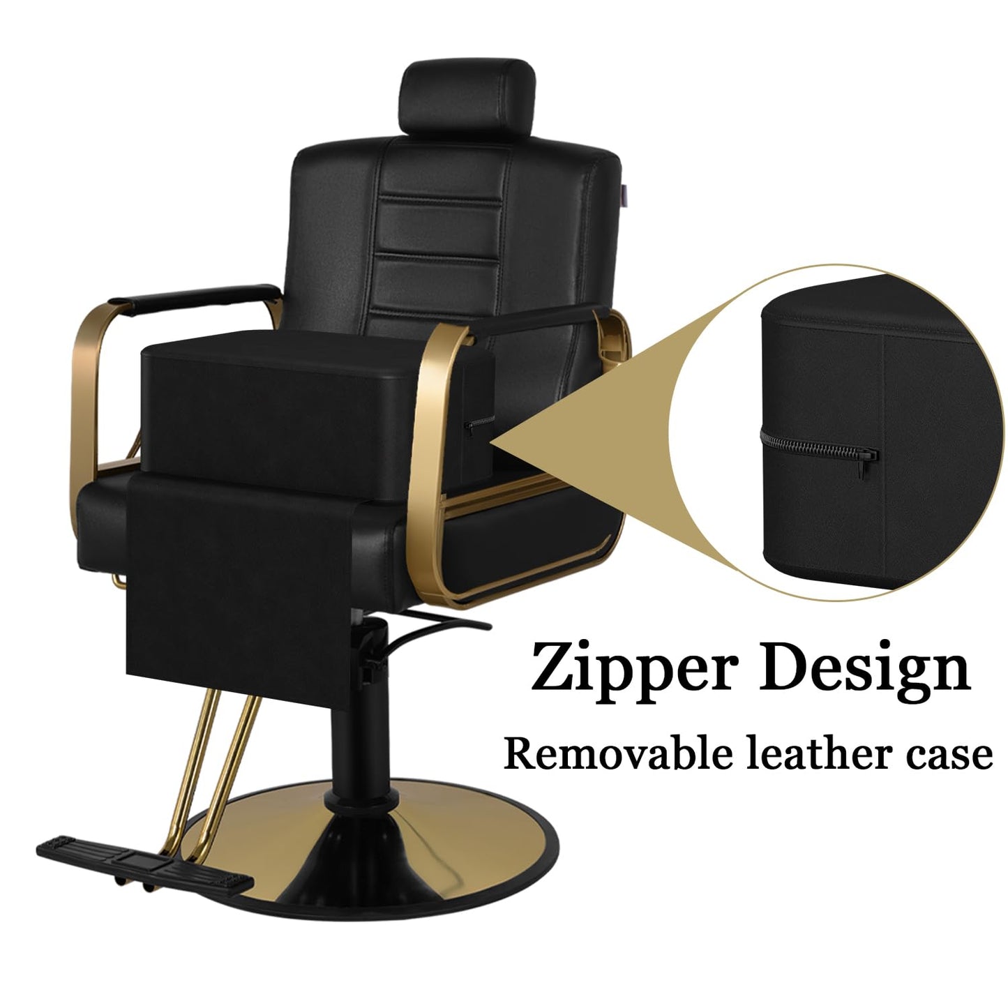 MIMWOW Salon Booster Seat for Kids, Barber Booster Seat for Salon Chair Hair Stylist, Multifunctional Booster Seat, Beauty Salon Spa Equipment, Medium Size, Black