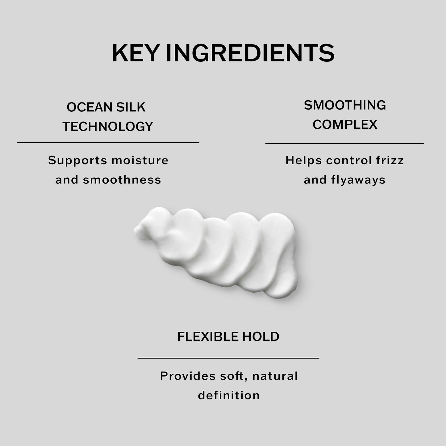 SACHAJUAN Finish Cream | Lightweight Styling Cream for Smoothness, Definition & Flyaway Control | Ocean Silk Technology for Moisture & Natural Hold | Non-Greasy Finish | Paraben-Free | 2.5 oz