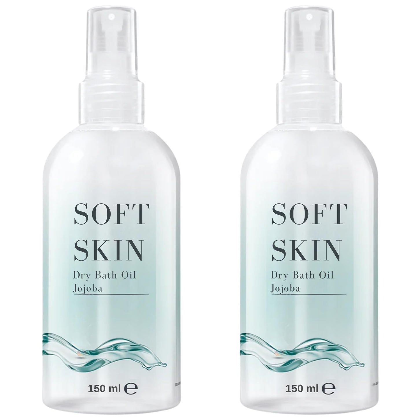 Soft Skin Jojoba Original Dry Oil Spray - 5.28 Fl.oz, Body Oil After Shower, Pack of 2 (10.56 Fl.oz)