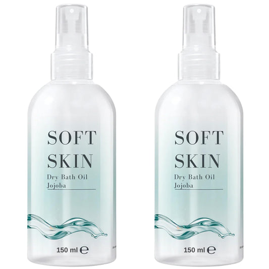 Soft Skin Jojoba Original Dry Oil Spray - 5.28 Fl.oz, Body Oil After Shower, Pack of 2 (10.56 Fl.oz)