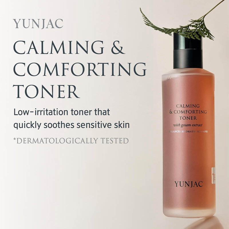 YUNJAC Calming Toner for Sensitive Skin - Low Irritation & Instant Cooling | 5.07 fl oz