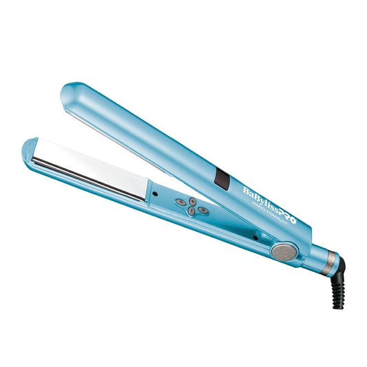 BaBylissPRO Nano Titanium Flat Iron - Professional Digital Hair Straightener for All Hair Types | Sleek Design & Fast Heating