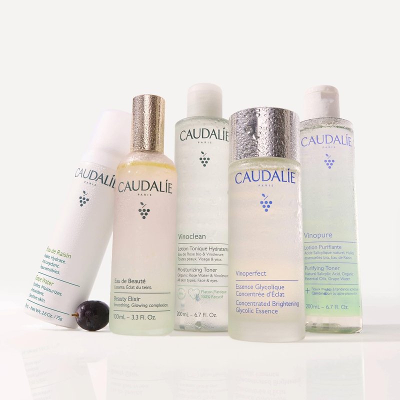 Caudalie Vinoclean Moisturizing Toner - Hydrating Rose Water Formula for All Skin Types