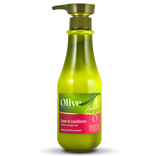 Frulatte Natural Olive Oil Leave In Conditioner & Detangler, Enriched with Shea Moisture & Argan Oil - Anti-Frizz Deep Hair Conditioner For Dry Damaged Hair - Formulated with Keratin, Vitamins B5 & E