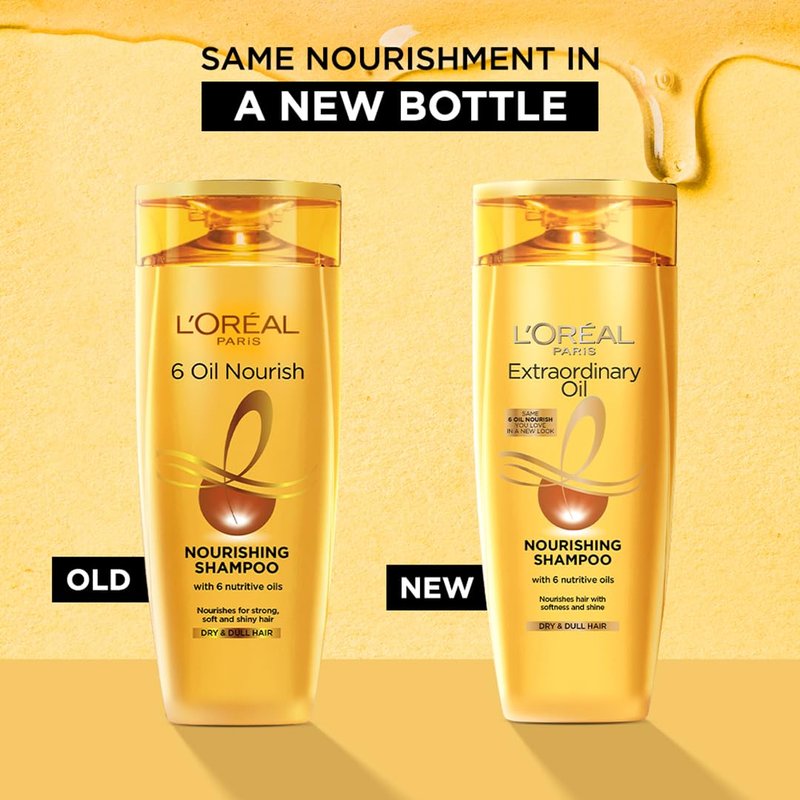 L'Oreal Paris Hex 6 Oil Shampoo - Nourishing Hair Care, 360ml | Revitalize Dry Hair