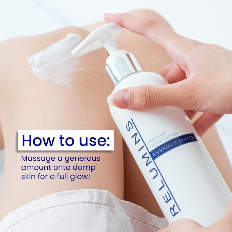 Relumins Advanced Hydrating Repair Lotion – Deep Moisturization with Argan Oil and Clair Blanche Complex for Smooth, Soft, Revitalized Skin, Glowing Summer Skin – 300ml Daily Lotion