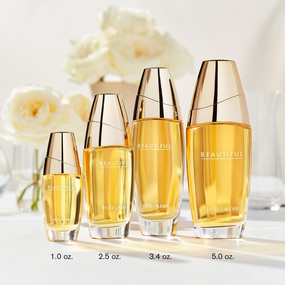 Estée Lauder Beautiful Eau de Parfum Spray with Notes of Rose, Lily, Tuberose & Orange Flower | Perfumes for Women, 2.5 Fl Oz