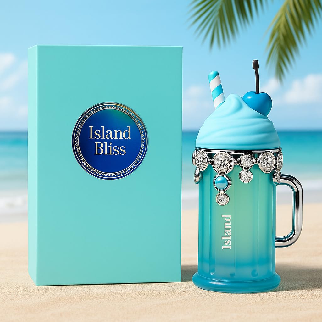 Island Bliss Eau de Parfum Spray for Men - Fresh Tropical Fruity & Aquatic Scent | 3.4 oz / 100ml