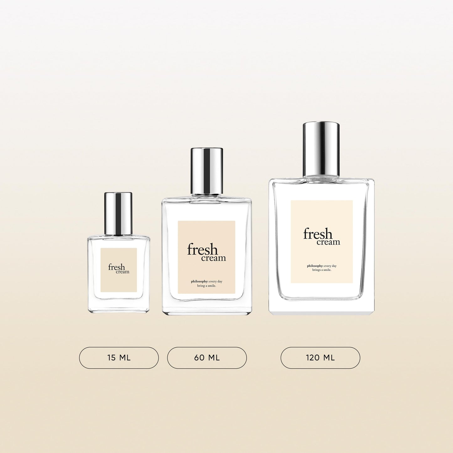philosophy fresh cream eau de toilette - sweet & captivating women's perfume - with notes of vanilla, heliotrope & tonka bean - long lasting fragrance