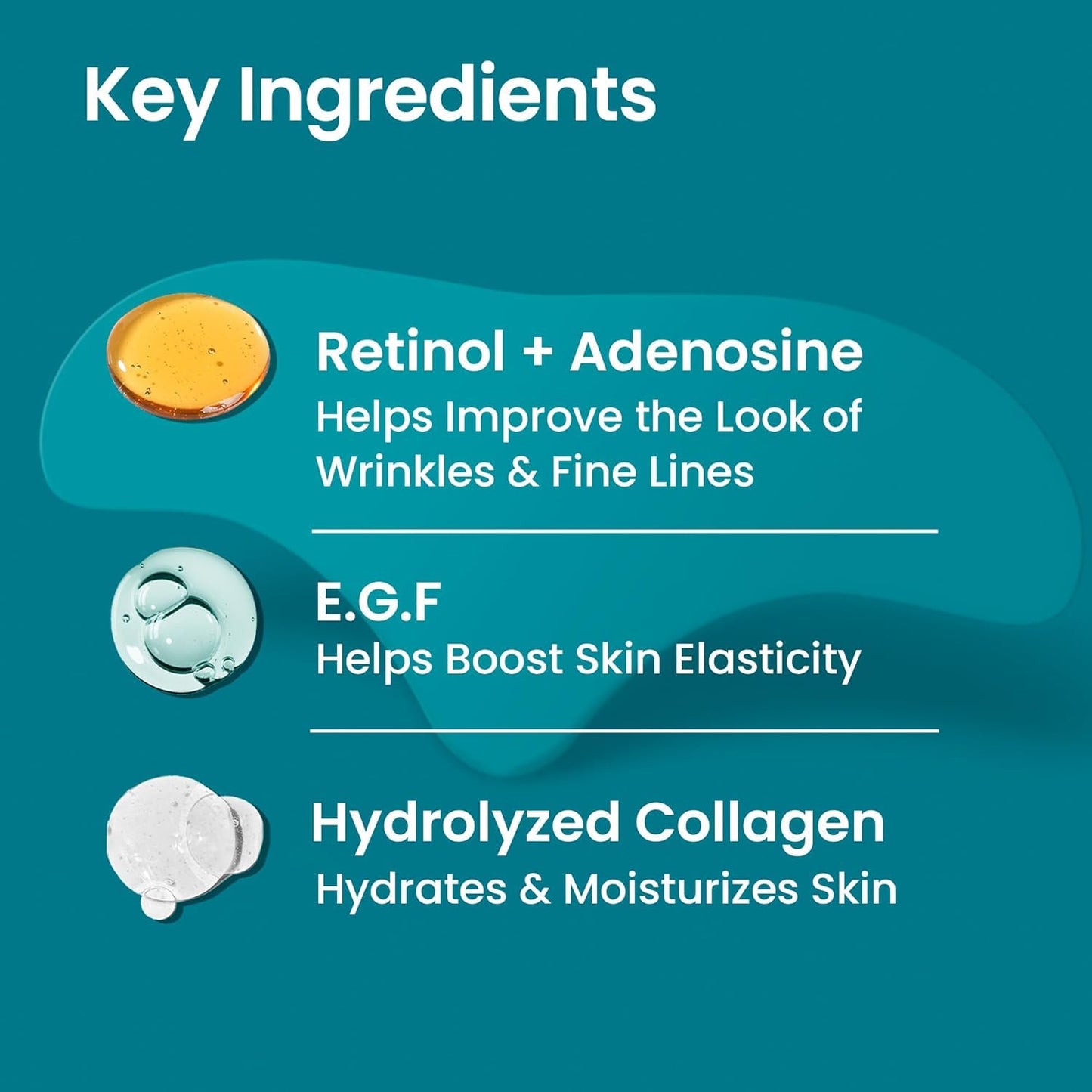 NURIVE Advanced Wrinkle Patches 20ct Smile Line, Frown Line Wrinkle Patches for Facial Korean Skin Care Face Wrinkle Tape Invisible Overnight with Retinol & Collagen (Large (Forehead))
