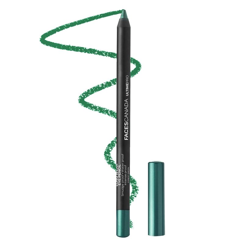 Longwear Eye Pencil - Waterproof & Smudge Proof | 5 Bright Shades Including Forest Green, 0.04 Oz