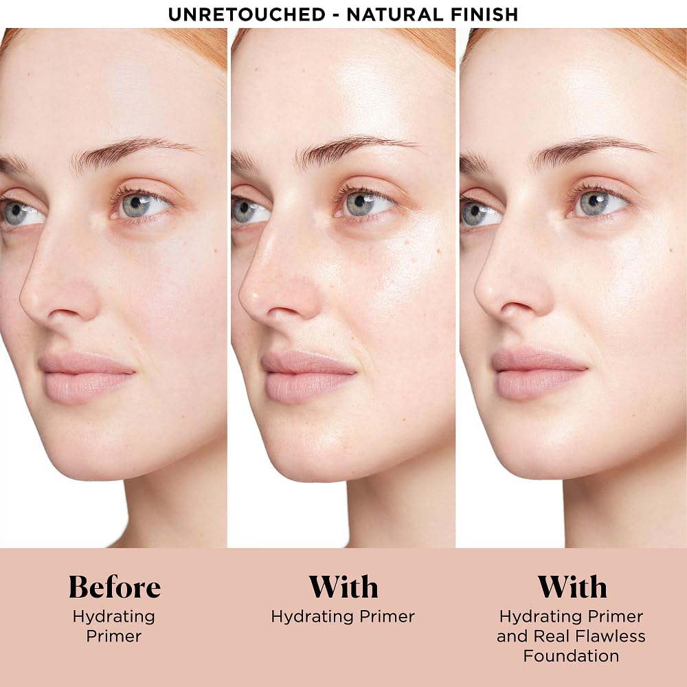 Laura Mercier Pure Canvas Primer Hydrating, Improves and Extends Wear of Makeup, Natural Finish, Visibly Plumps Skin, Improves the Look of Fine Lines + Wrinkles, Travel Size