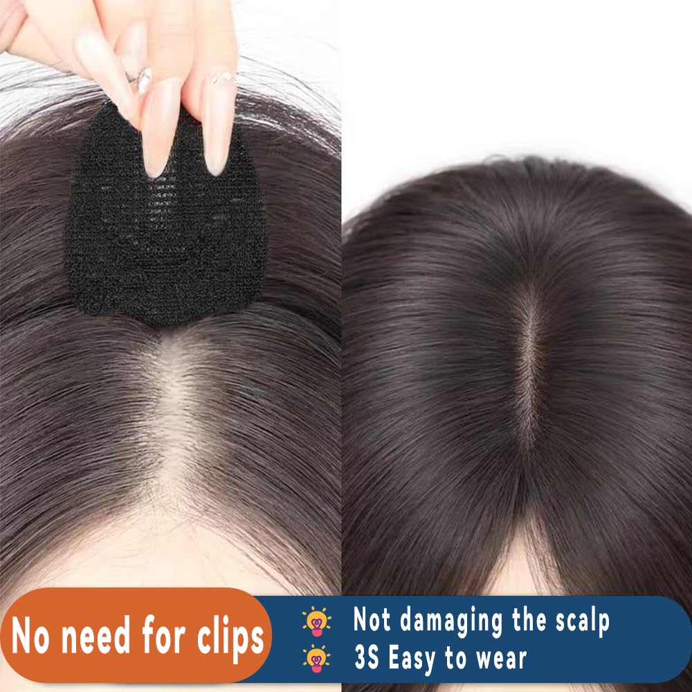 Mekylio 2025 NEW No Clips Hair Toppers for Women with Thinning Hair 360° 3D Macgic Makes Beauty More Convenient 3S Wear and Go Stylish Upgrade