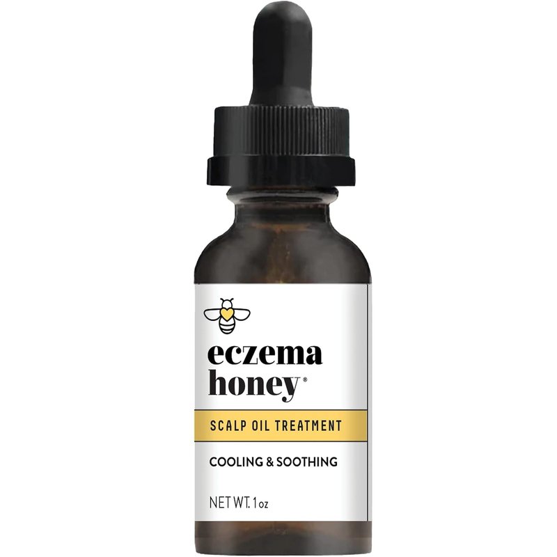 Eczema Honey Soothing Scalp & Hair Oil - Natural Relief Serum for Dry Itchy Scalp | 1 Oz Treatment for Psoriasis & Dandruff