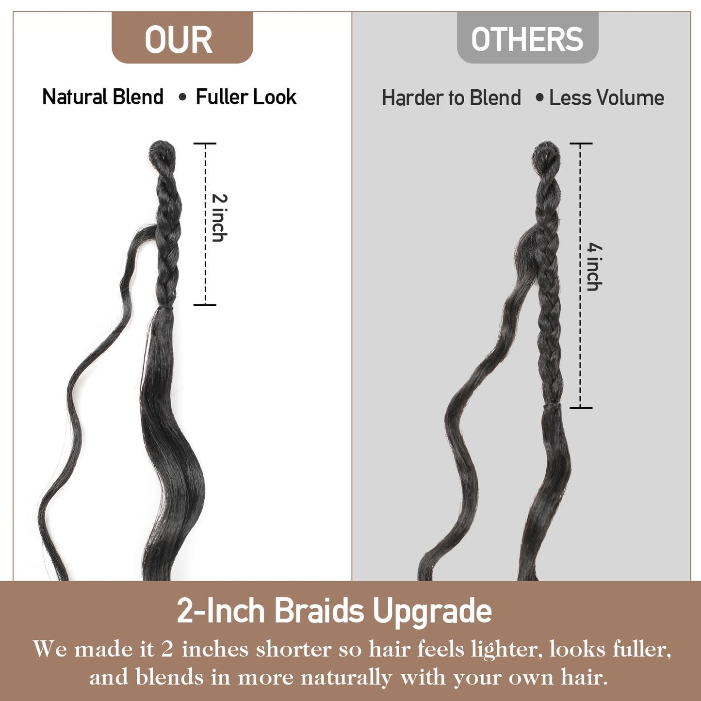 Pre looped Ocean Wave Crochet Hair 8 Packs 18 Inch Natural Black Synthetic Pre Twisted Ocean Braids Hair Boho Deep Wave Short Curly Crochet Hair for Black Women (18 Inch, 1B#)