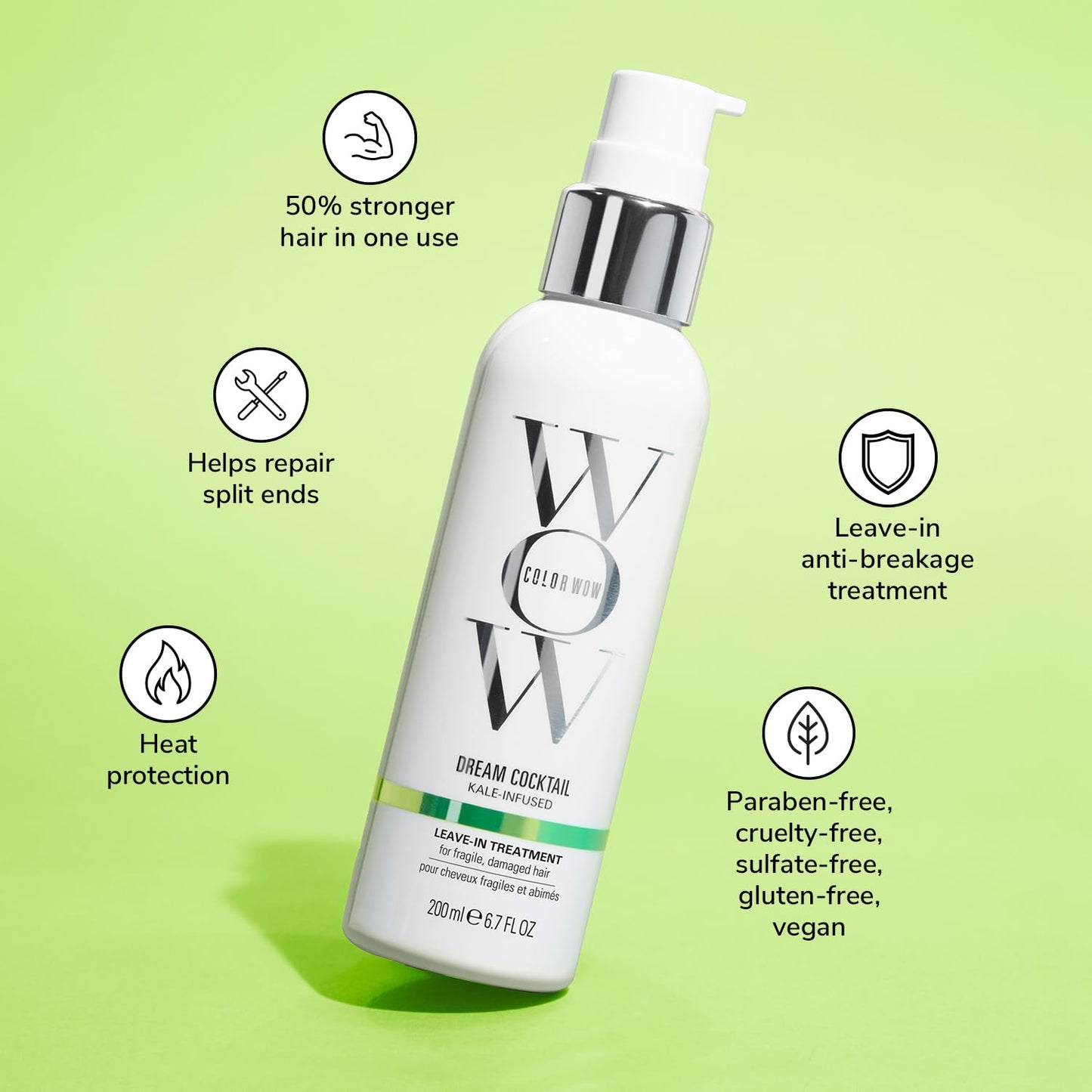 Color Wow Dream Cocktail Infused – in hair heat a single