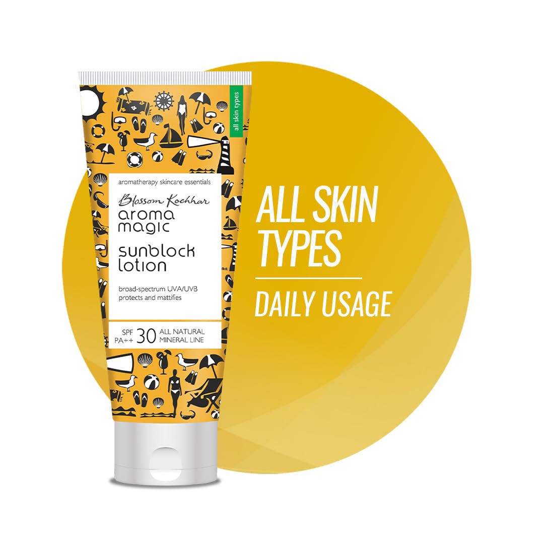 Aroma Magic SPF 30 Sunscreen Lotion - Broad Spectrum UVA/UVB Protection | Non-Nano Zinc Oxide | 3.38 Fl Oz