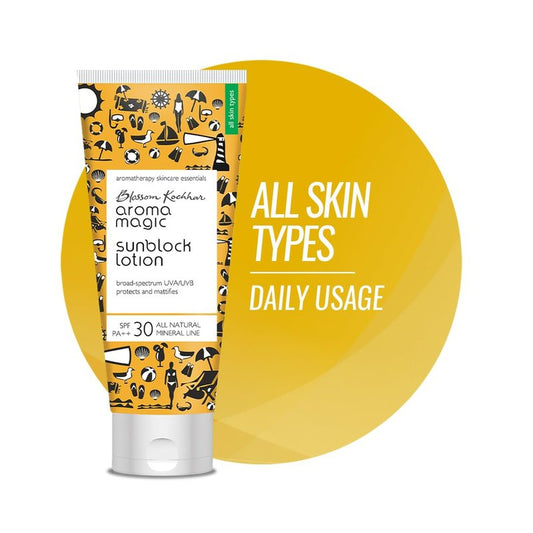 Aroma Magic SPF 30 Sunscreen Lotion - Broad Spectrum UVA/UVB Protection | Non-Nano Zinc Oxide | 3.38 Fl Oz