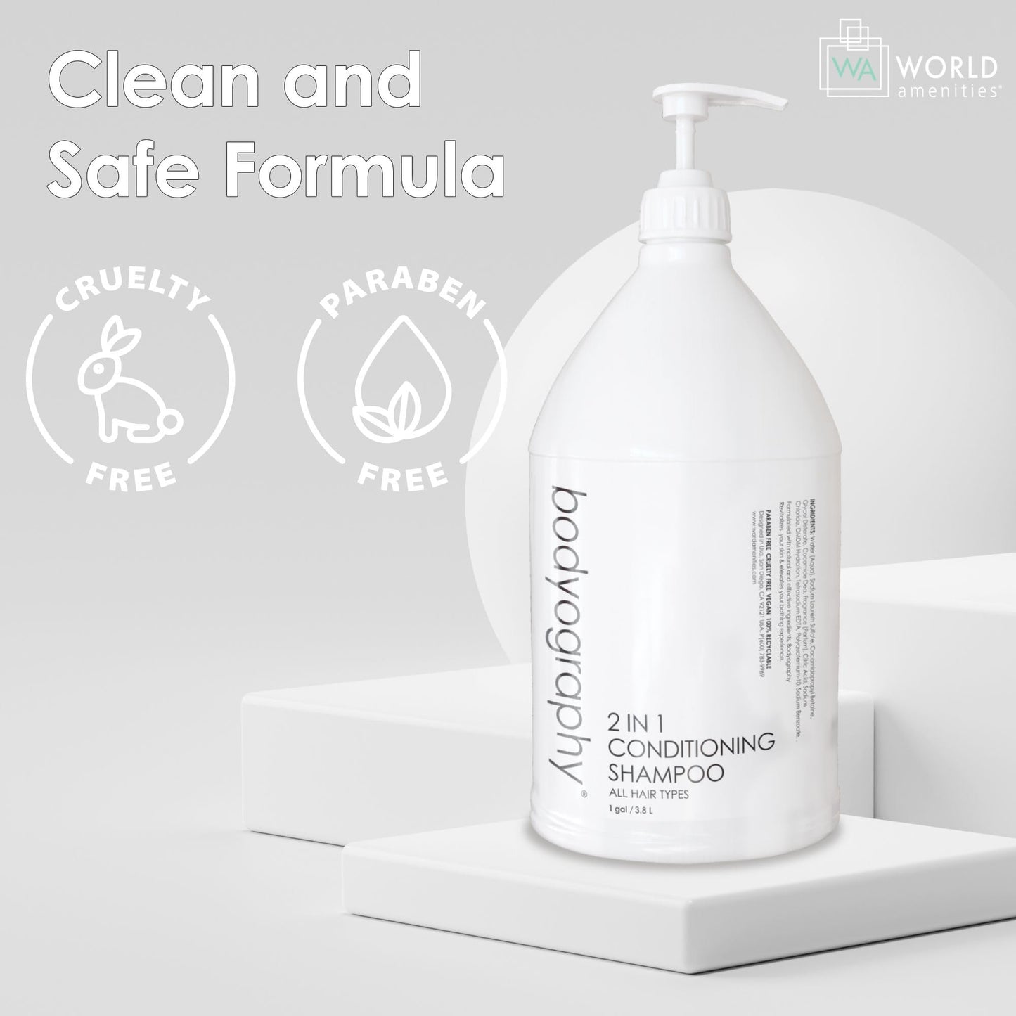 World Amenities Bodyography 2-in-1 Conditioning Shampoo