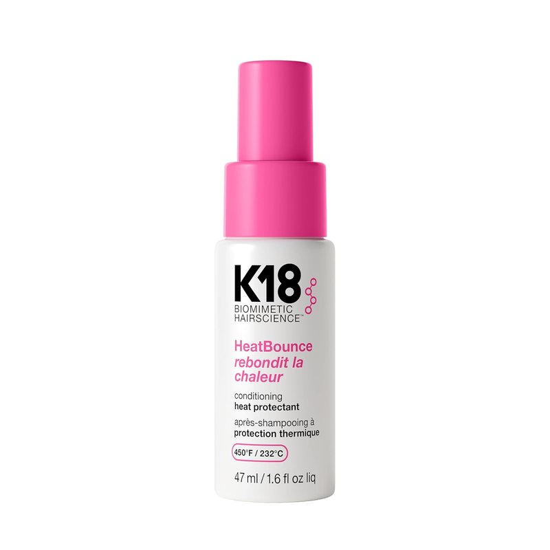 K18 HeatBounce Conditioning Spray - Lightweight Leave-In Heat Protectant for All Hair Types | 450℉ Protection, Smooth & Detangle