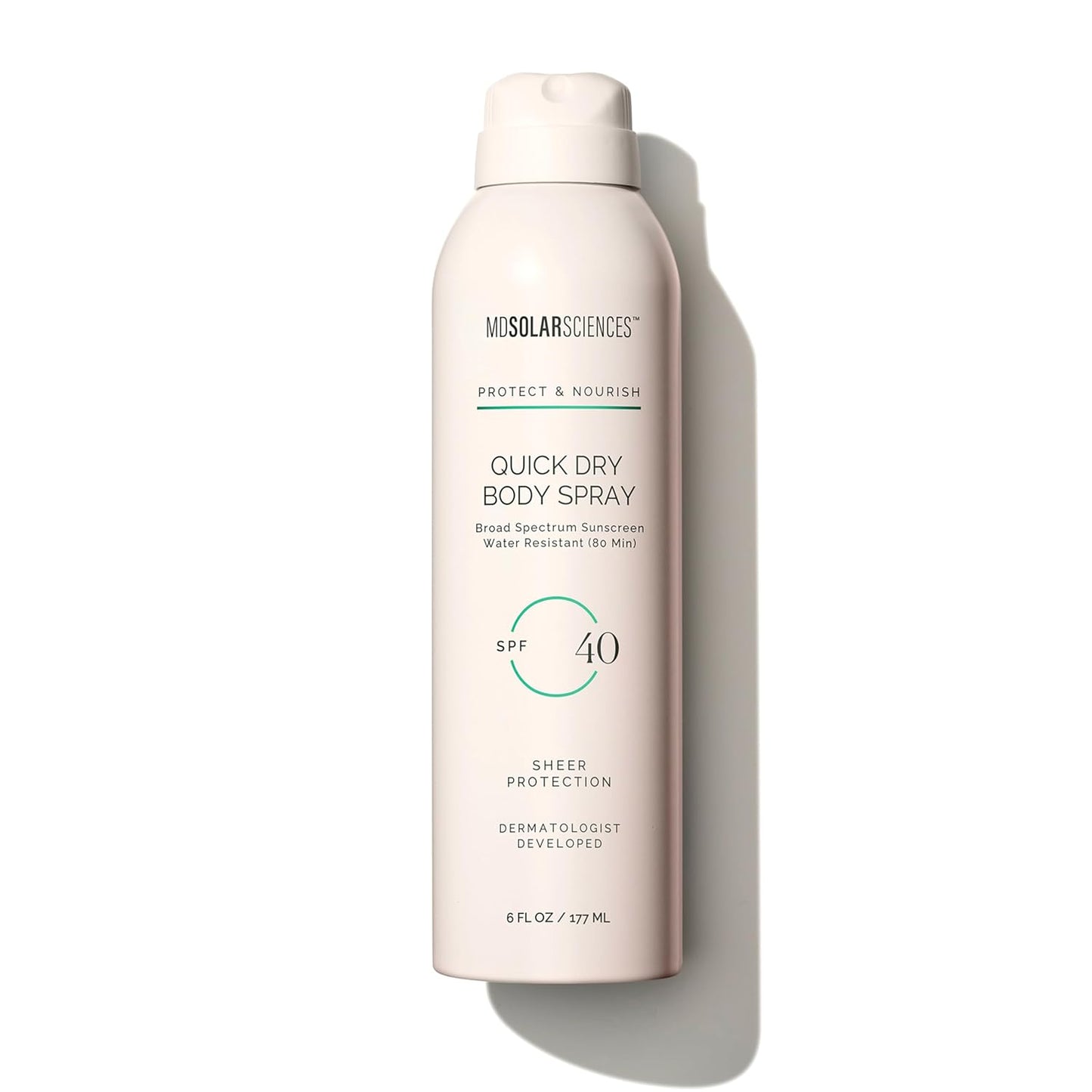 MDSolarSciences Quick Dry Body Spray SPF 40 - Water-Resistant Sunscreen with Antioxidants | 6 Fl Oz